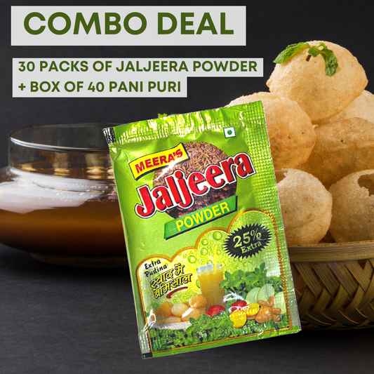 Indian Candies | COMBO DEAL JALJEERA 30 PACK + FREE PANIPURI BOX | Tangy Shop - TANGY SHOP