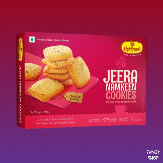 Indian Candies | Haldiram Jeera Cookies | 250g box | Tangy Shop - TANGY SHOP