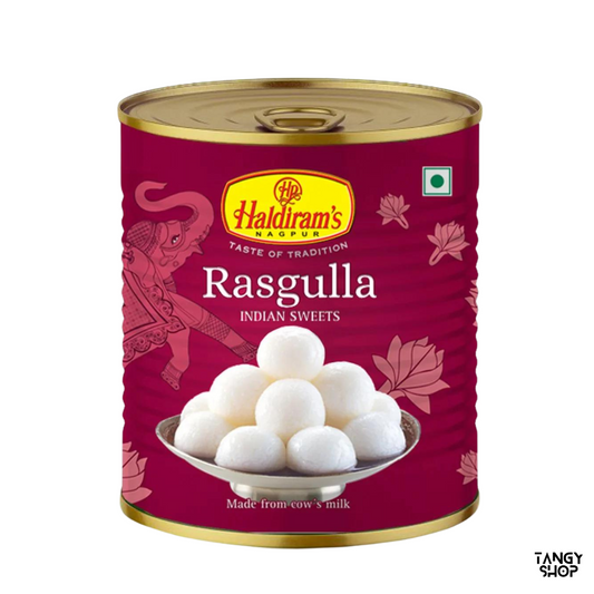 Indian Candies | Haldiram Spongy Rasgulla | 1Kg Jar | Tangy Shop - TANGY SHOP