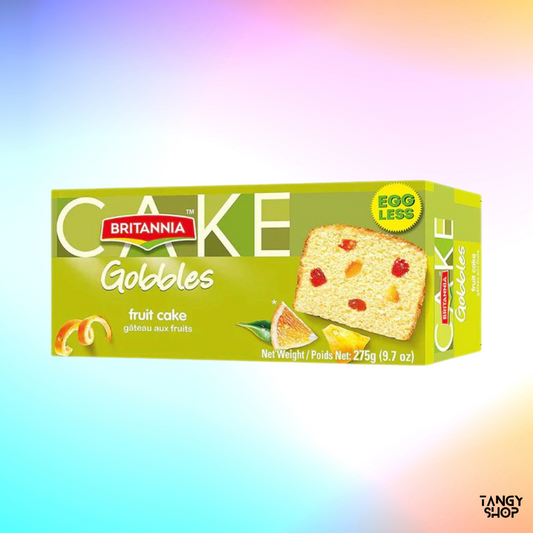 Indian Candies | Britannia Fruit Cake Eggless | 275g | Tangy Shop - TANGY SHOP