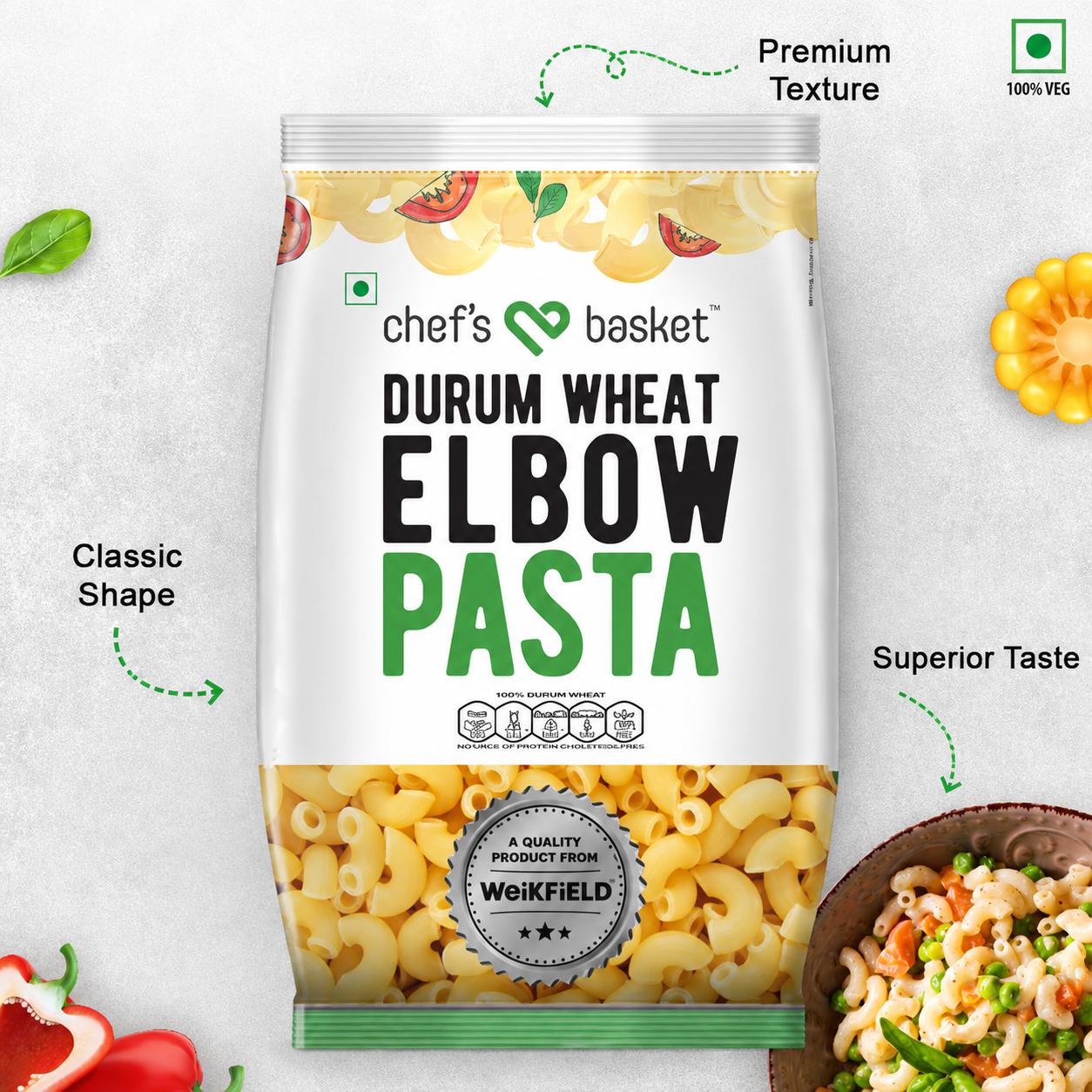 Elbow Pasta Indian Style | 500g | Tangy Shop