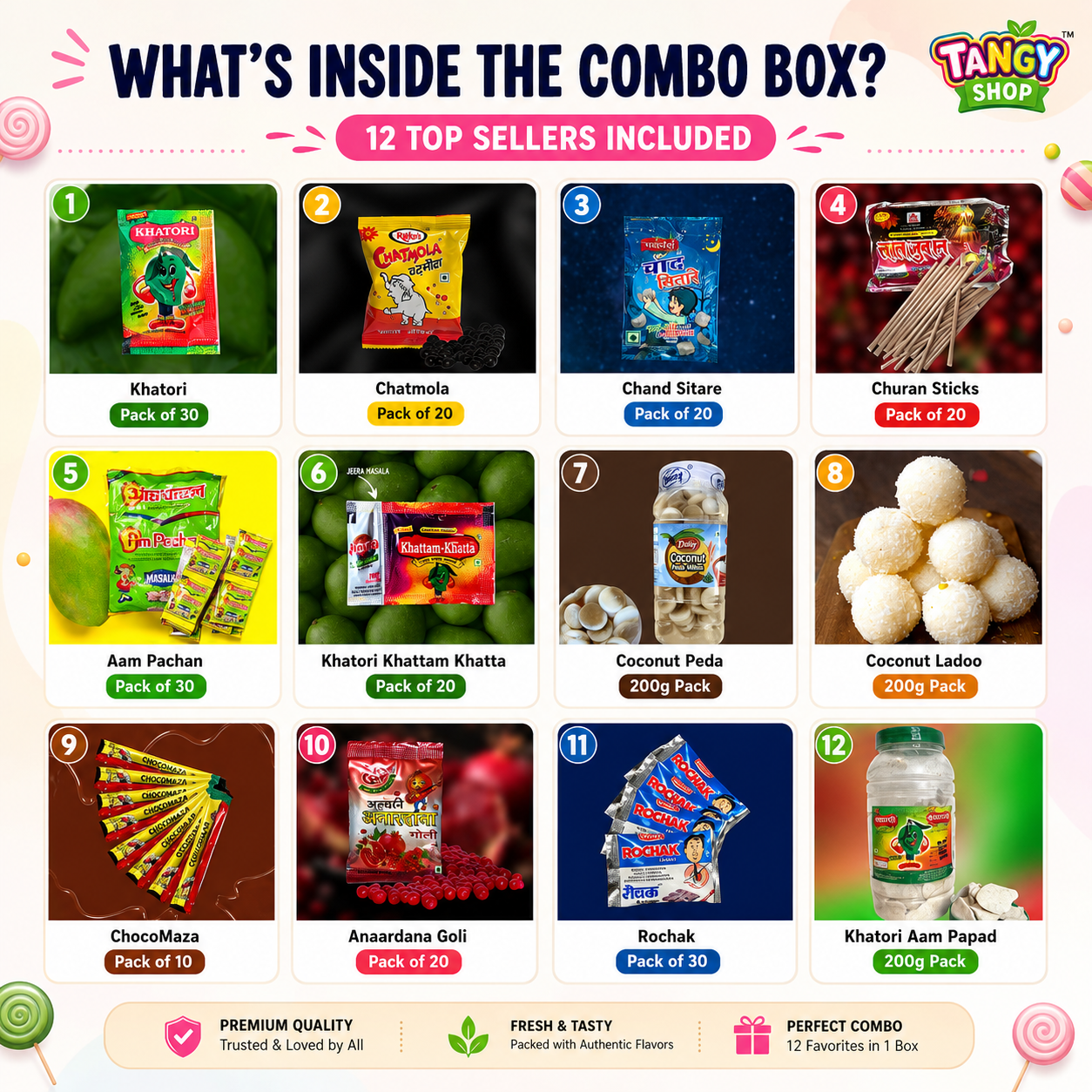 COMBO BOX | TOP 12 SELLERS