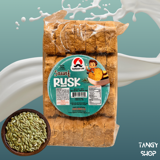 SAUNF RUSK | 300 G | TANGY SHOP
