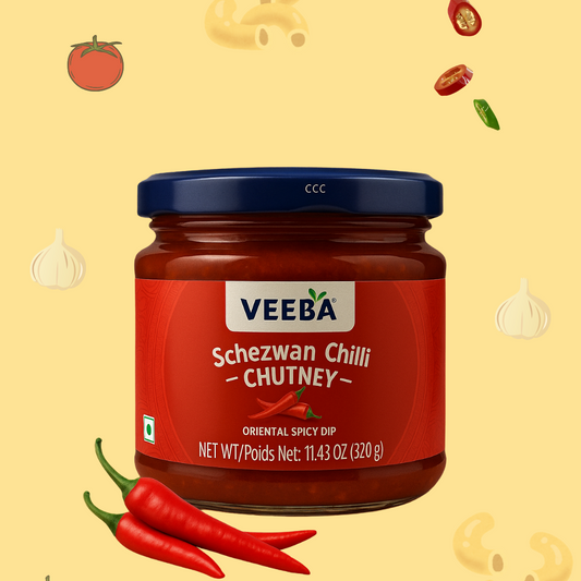 Veeba Schezwan Chilli Chutney | 300G | Tangy Shop