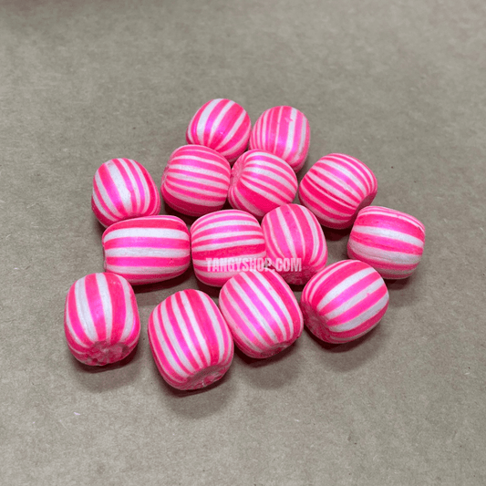 Indian Candies | Pink Stripped Candy Balls | Pack of 20 | Tangy Shop - TANGY SHOP