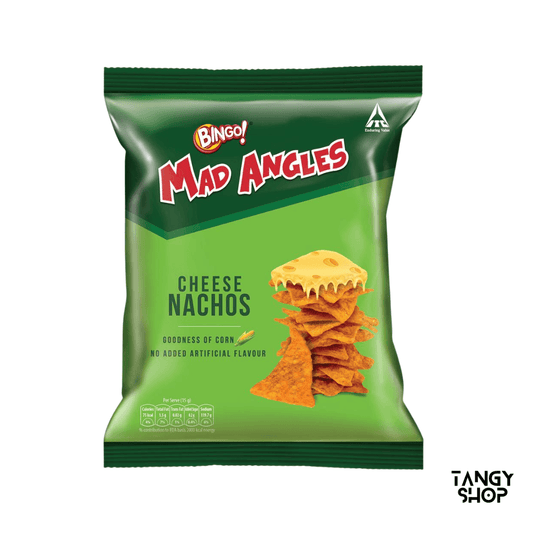 Indian Candies | Bingo Mad Angles ( Cheese Nacho ) Indian Flavour - TANGY SHOP