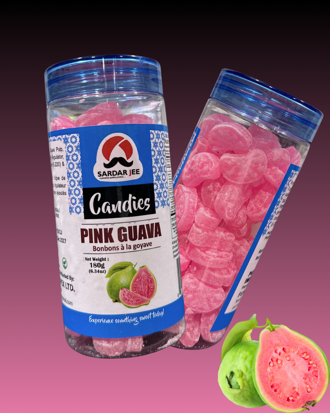 Pink Guava Candy | 175gm pack | Imported from India